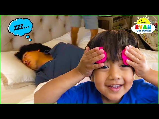 Don't Wake Daddy Challenge In Real Life Pretend Play Fun!!!