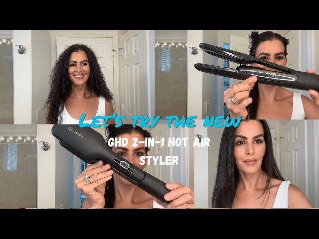 LET’S TRY THE NEW GHD 2-IN-1 HOT AIR STYLER + HAIR TIPS AND TRICKS | Doranellys Patton