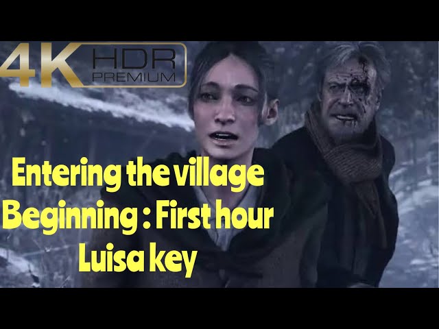 Starting: Entering village walkthrough: Resident Evil Village