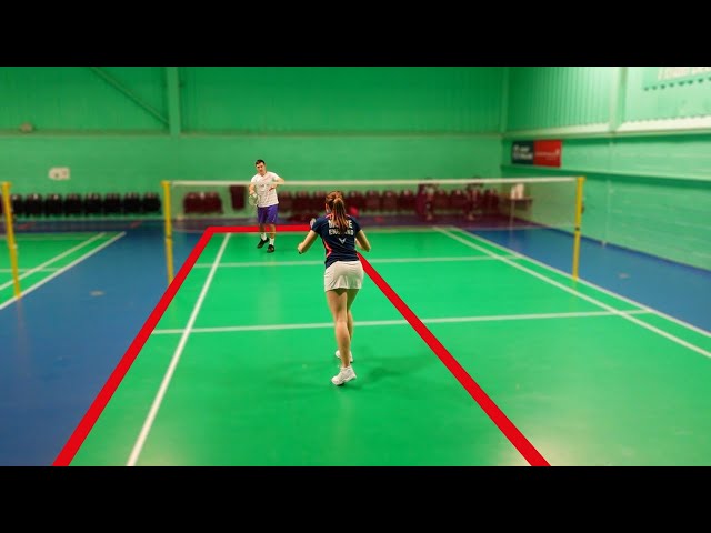 Badminton Training On A Half-Court - 8 Exercises To Improve Your Game!