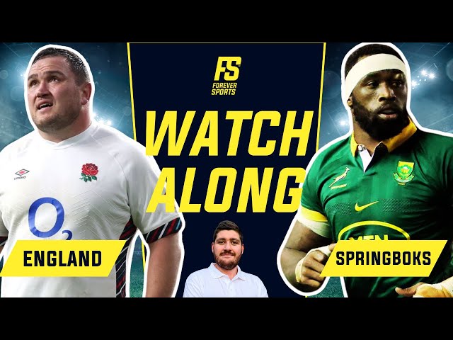 SPRINGBOKS VS ENGLAND LIVE | England vs South Africa | Live Commentary & Watchalong