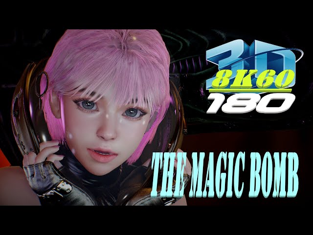 The Magic Bomb, Experience 8K 3D VR180, Dance, ダンス, Alien, エイリアン, KPOP, MMD, VaM, 3DVR, 8K60FPS