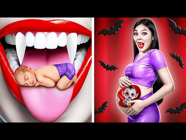 Popular VAMP MOM Parenting Hacks & FUNNY Situations by TeenVee