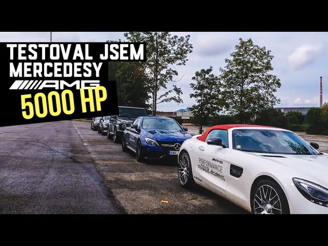 LUCKY BOY - testoval jsem nové vozidla AMG ( více než 5000 koní v jednom videu)