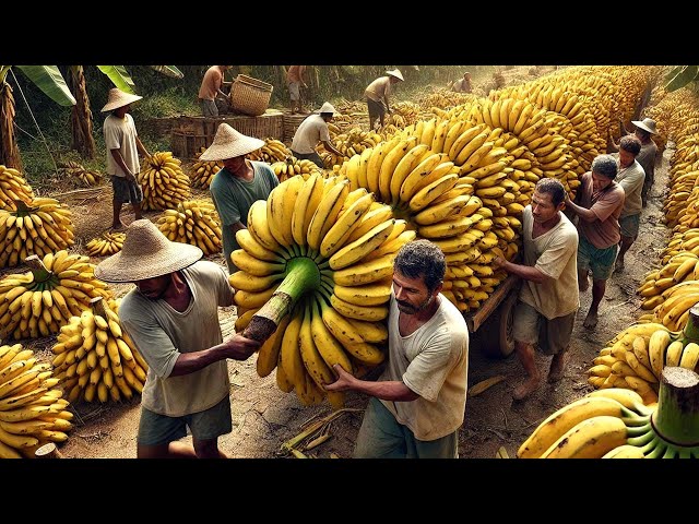 Billions Of Bananas Are Harvested And Processed This Way