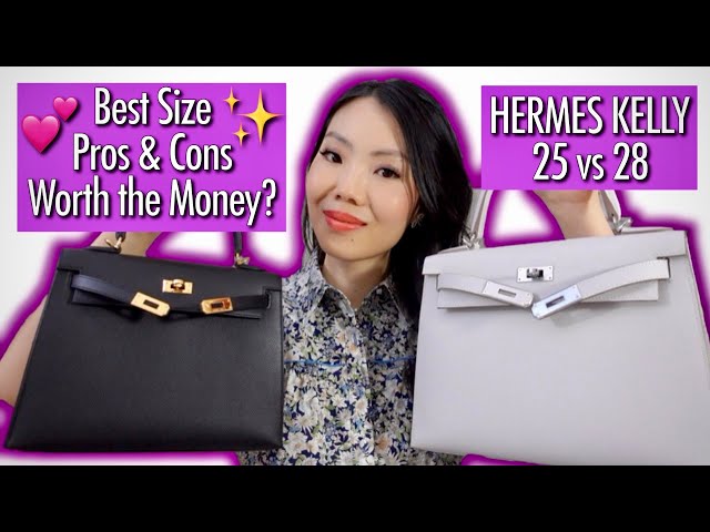 HERMES KELLY 25 vs 28 SELLIER REVIEW COMPARISON✨Mod Shots, Pros & Cons, Which is Better?✨愛馬仕Kelly包包