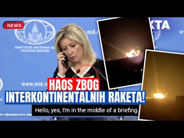 Haos zbog interkontinentalnih raketa! Zaharova doživela šok: Zvali je usred konferencije i saopštili