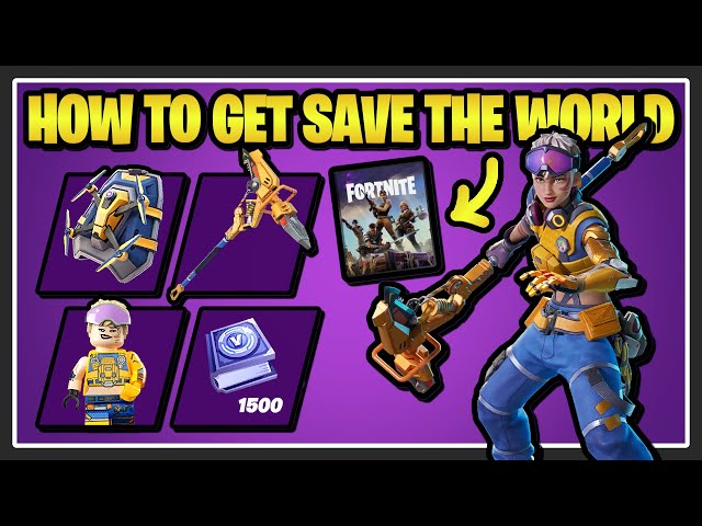 This is the BEST TIME to Get Fortnite Save the World! - Natural Constructor Starter Pack Overview