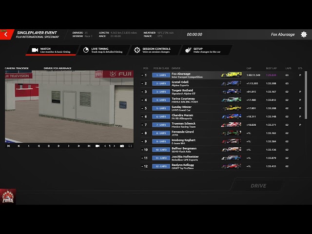 rFactor2 FUJI 100min Qualify + Race