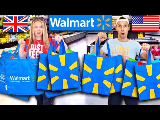 BRITISH FAMILY grocery shopping at WALMART! 🇺🇸 CRAZY!