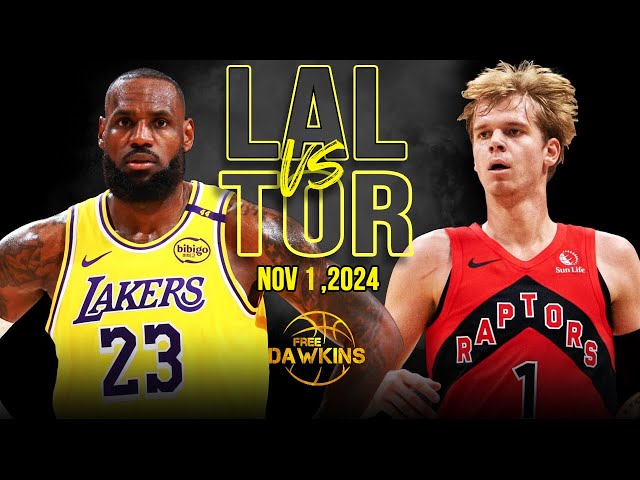 Los Angeles Lakers vs Toronto Raptors Full Game Highlights | Nov 1, 2024 | FreeDawkins