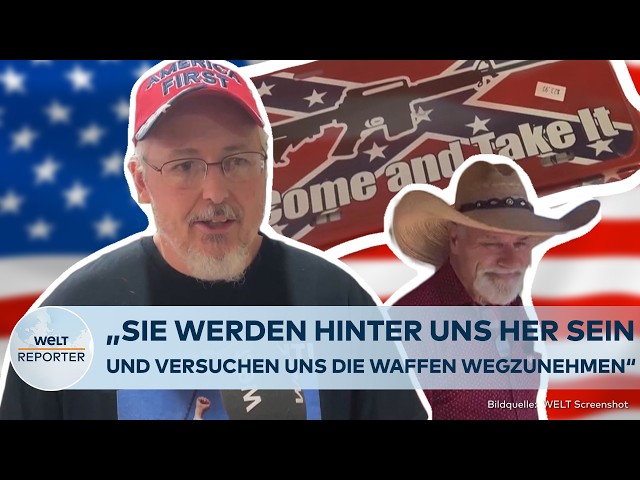 TRUMP-FANS IN ARIZONA: Bürgerkrieg bei Harris-Sieg? Trump-Fans rüsten sich mit Merch und Waffen!