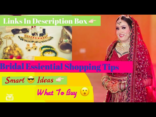 Marriage essential shopping list for bride 2023 | #bridetobe #marriagessential#shopping