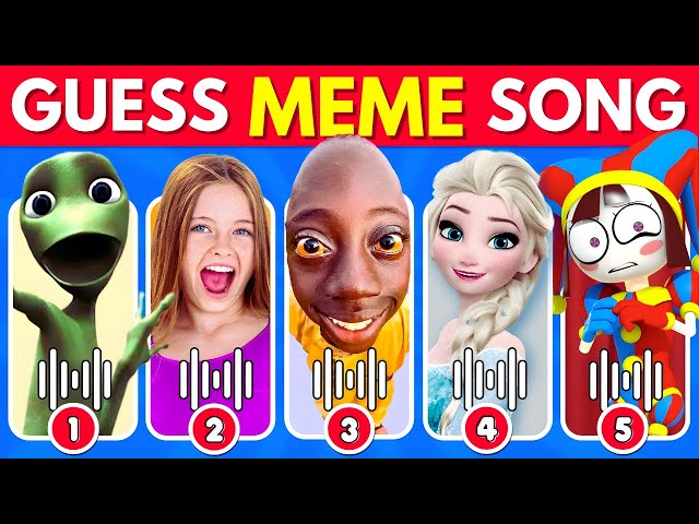 GUESS MEME & WHO'S SINGING🎵🔥🎤King Ferran, Salish Matter, TengeTenge, Lay Lay, MrBeast, Elsa, Panda