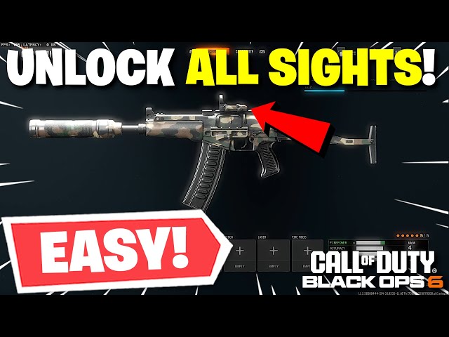 Black Ops 6 - How To Unlock ALL Sights On Your Weapons! How To Get LOCKED Optic Attachments!