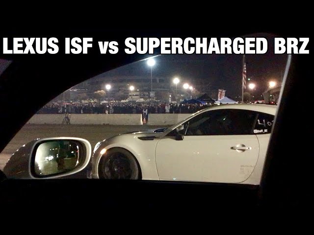 Lexus ISF vs Supercharged BRZ/FRS/86