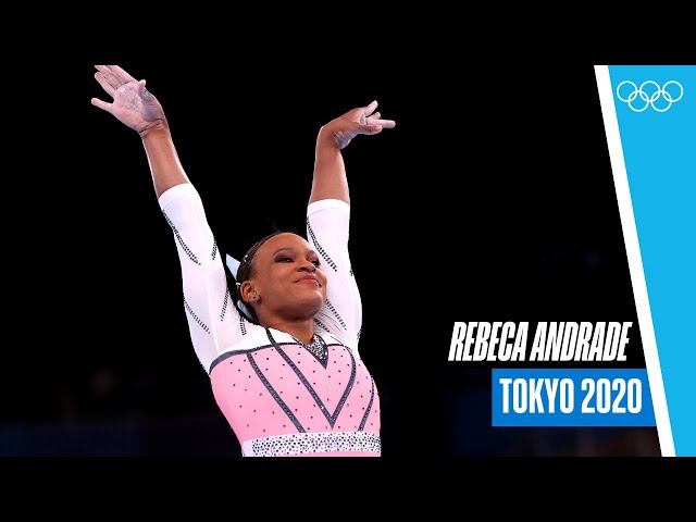 Rebeca Andrade wins Gold in Women’s Vault at Tokyo 2020! 🥇