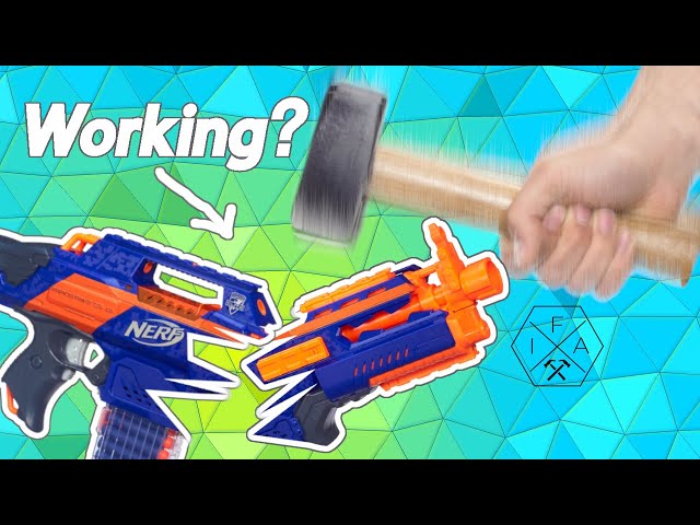 4 BROKEN NERF GUNS - Can I fix them?