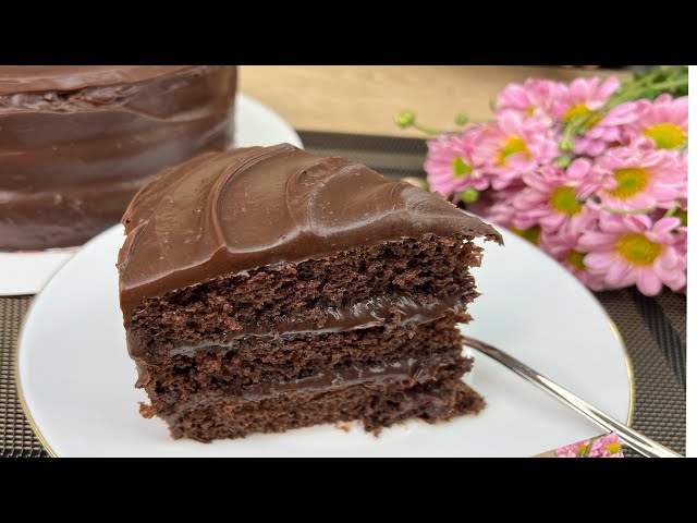 🎄🌲Christmas chocolate cake /How to make The best chocolate cake very easily/ Tasty cake