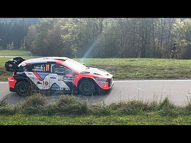 WRC central European Rally 2024 CER action