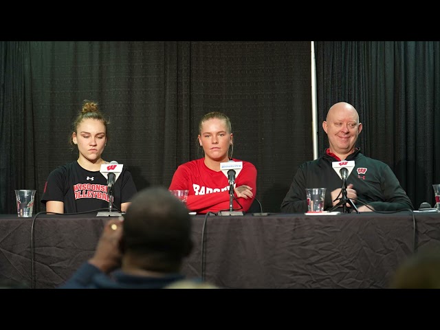 Post-Game Media Conference || Wisconsin Volleyball vs Minnesota || Nov. 20, 2024