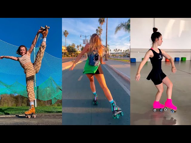 Roller Skating Girls TikTok Compilation 2024 #rollerskating