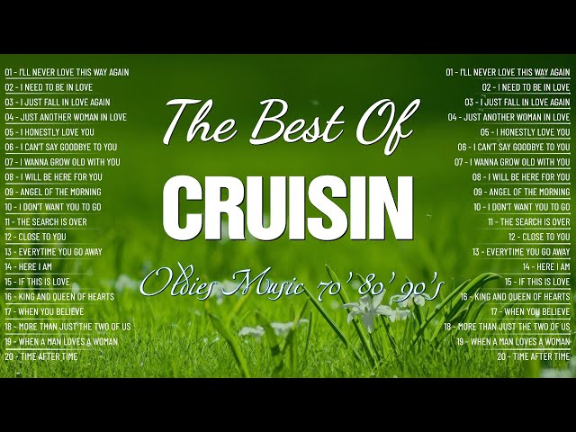 Relaxing Beautiful Evergreen Cruisin Love Songs 80's 90's 🌷 Compilation of Old Love Songs