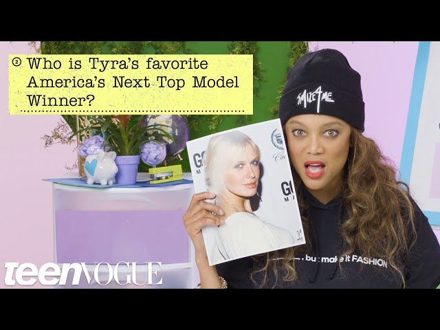 Tyra Banks Guesses How 1,449 Fans Responded to a Survey About Her | Teen Vogue