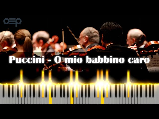 Puccini - O mio babbino caro | Classical Music with MIDI Visualizer 4K