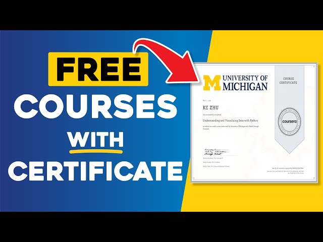 FREE Online Courses with FREE Certificates