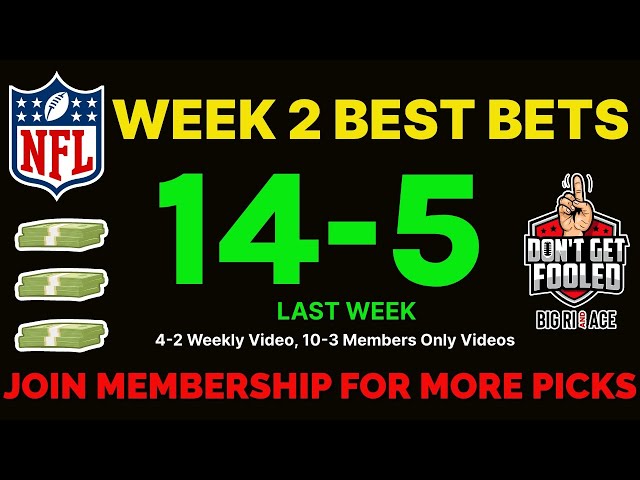 2023 NFL Betting l NFL Week 2 Picks & Predictions l Vegas Spread Picks Best Bets Handicapper 9/17/23