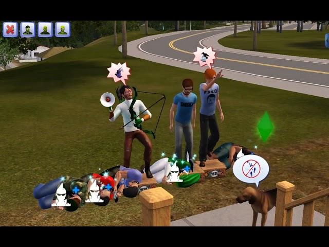 The Sims 3: Protesting About Death