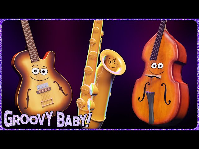 "Jazz!" – Baby Sensory Music Video – Fun Animated Instruments Play Intriguing Music