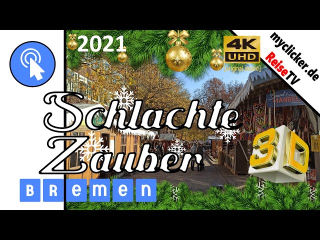 Schlachte Zauber Bremen Weihnachtsmarkt 3D - 180° 2021 real original sound vuze dji