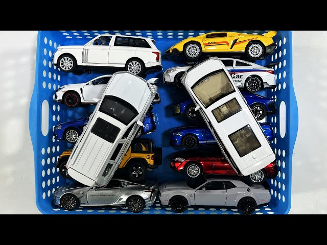 Box Full of Model Cars Maserati MC20, Koenigsegg Jesko, Rolls Royce Wraith, Ferrari LaFerrari #cars