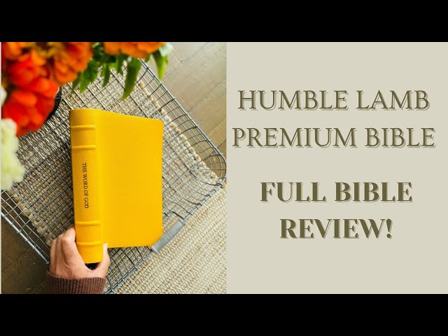 Humble Lamb Premium Bible Full Review! 2024