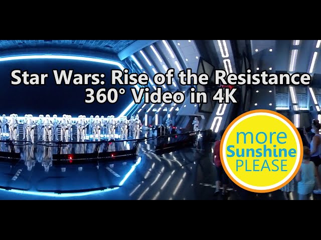 Star Wars: Rise of the Resistance 360° Video in 4K