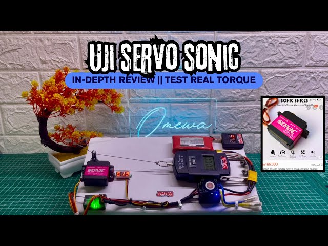 Proof of Cheap SONIC 25KG/30KG PRO II Servo But Equivalent to Expensive Servo? Real Torque Test