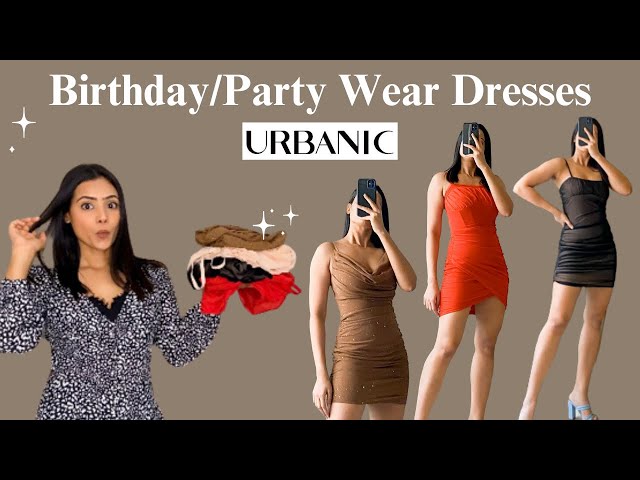 Birthday/Party wear dresses from Urbanic | Try-on haul | Dharti Singh #urbanic