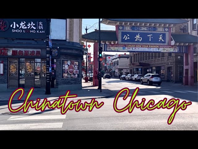 [4K] 🇺🇸Chicago Walking Tour 2024 - Chinatown Chicago - Chucago, Illinois Walking Video