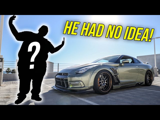 Surprising RANDOM SUBSCRIBER with Ride along in My 700hp R35 GTR!