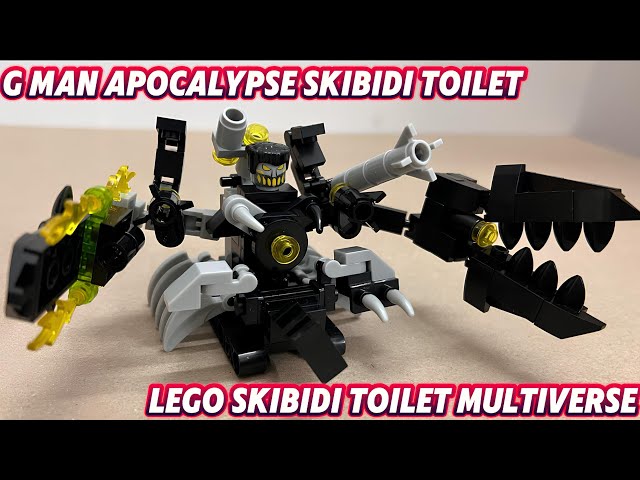 Lego Skibidi Toilet Multiverse | G Man Apocalypse Skibidi Toilet | Minifigures Lego Unofficial