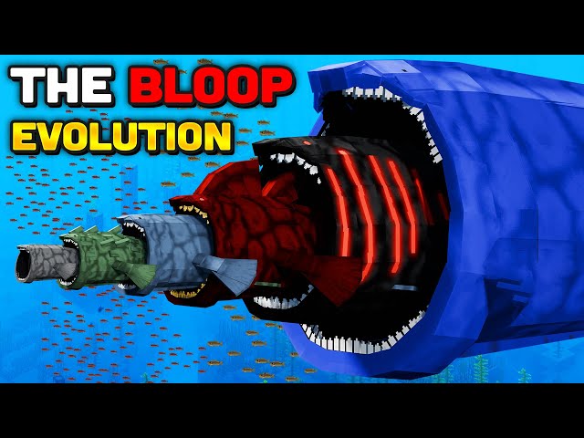 Minecraft But I Evolve MEGA BLOOP VS LEVIATHAN FINAL FORM