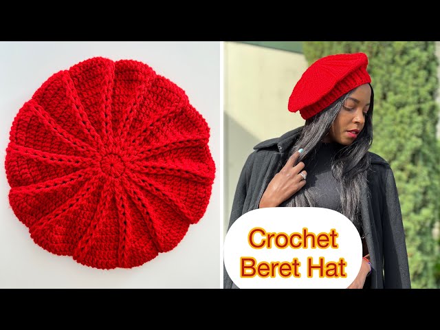 Crochet Easy Beret Hat