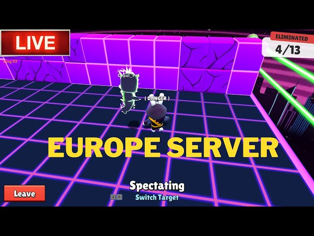 EUROPE SERVER STUMBLE GUYS BLOCK DASH ENDLESS |STUMBLE GUYS LIVE