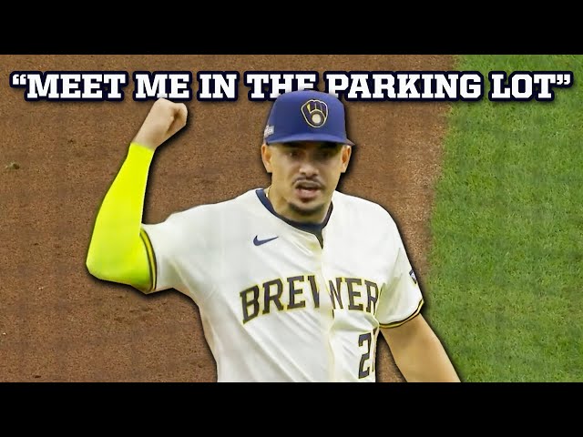 Willy Adames tells Jesse Winker to meet him in the parking lot, a breakdown