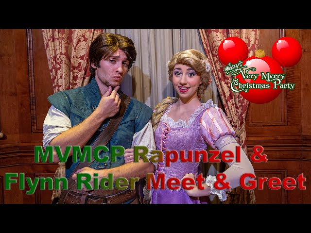 8K MVMCP Rapunzel & Flynn Rider Meet & Greet in Magic Kingdom VR180 3D