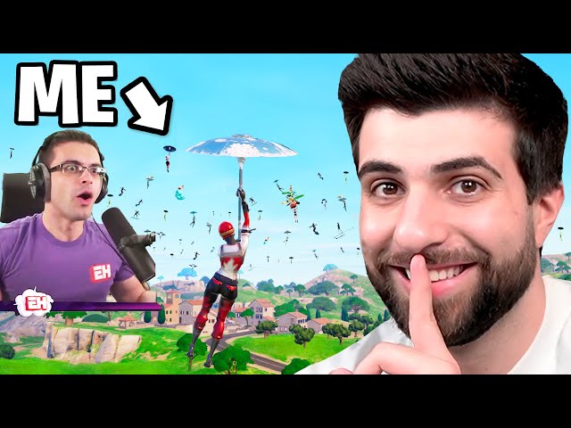 I Went UNDERCOVER in Nick Eh 30's Fortnite Tournament!