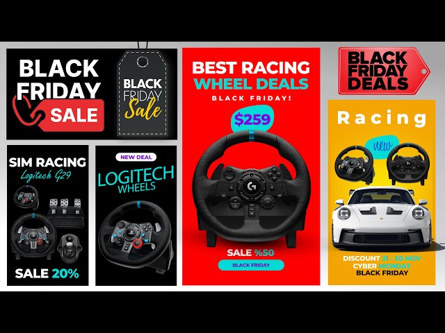 Best Racing Wheel Black Friday Deal 2024: Top 3 Logitech Sim Racing Wheel Deals You Can’t Miss!