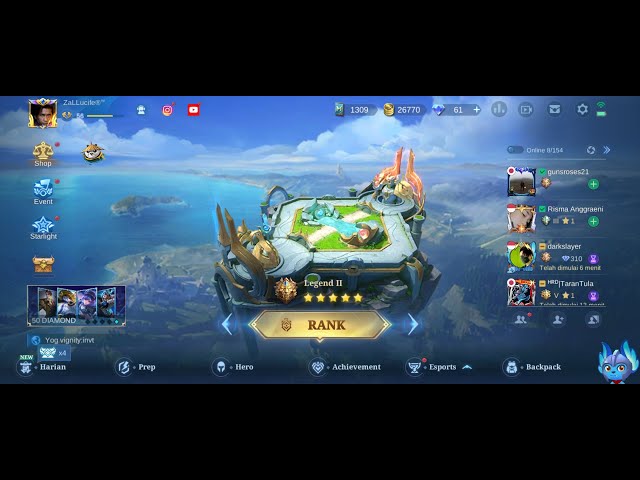 push sank mobile legend